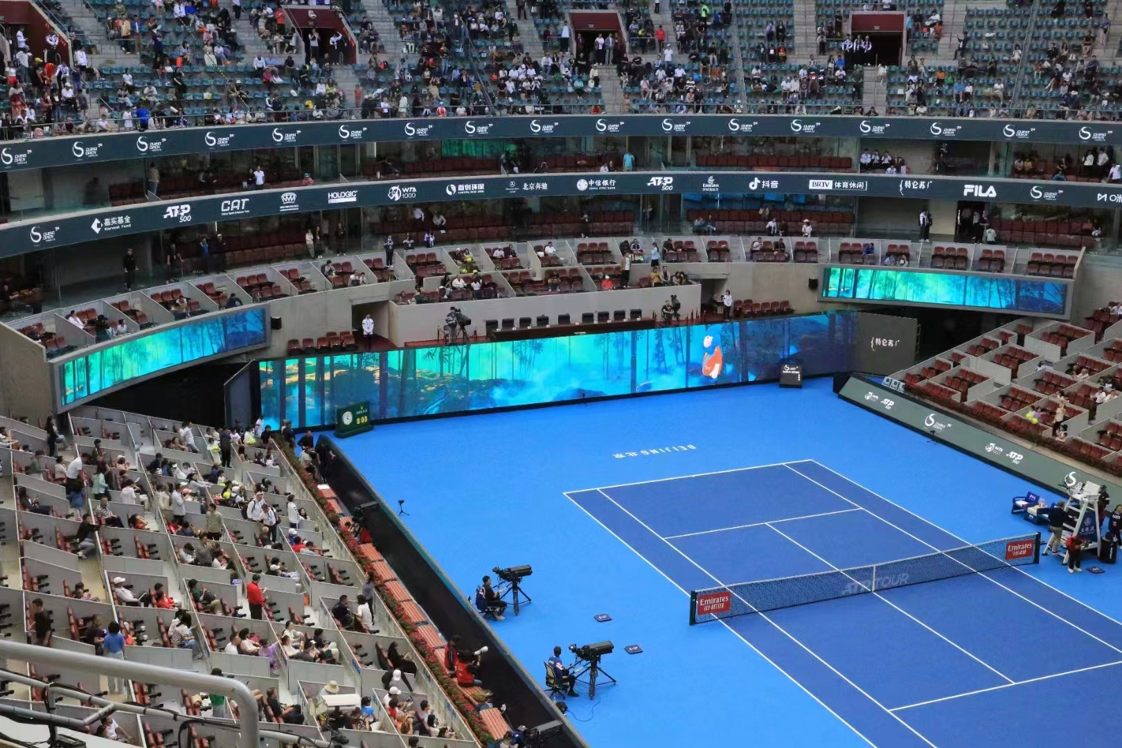 2023中国网球公开赛，新奥特持续多年提供赛场顶尖技术服务